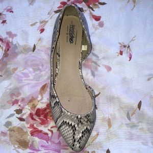 Snake skin flats